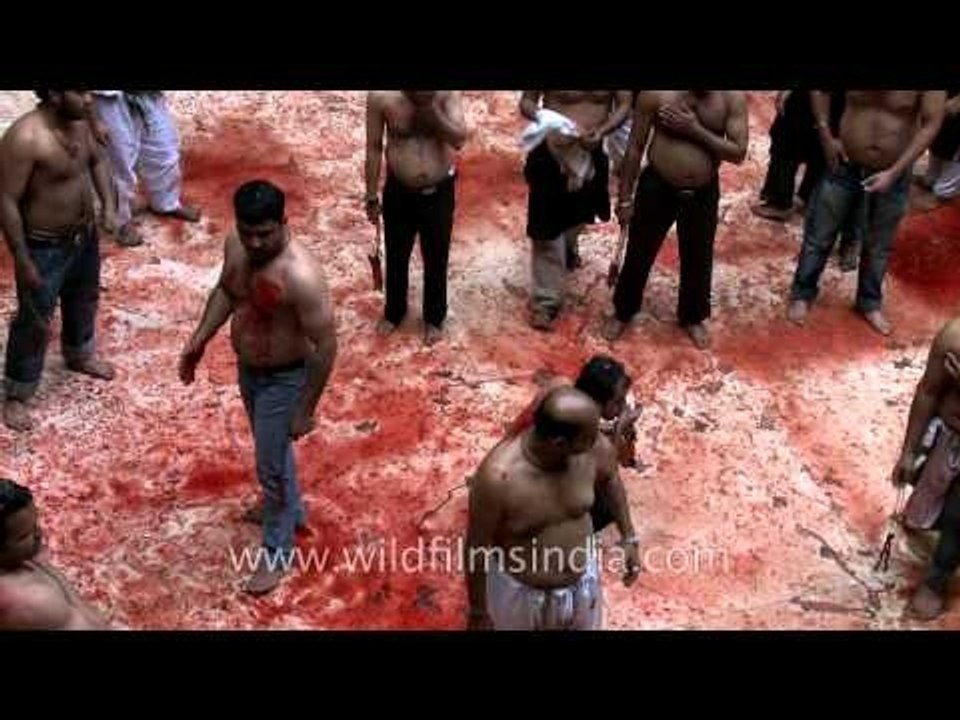Self flagellation and bloodshed on Muharram in India