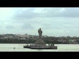 Giant monolith of lord Buddha in Hussain Sagar Lake, Hyderabad