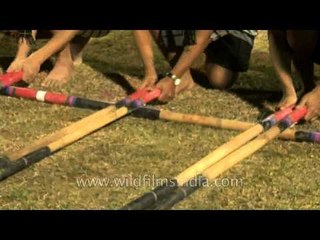 Hmar bamboo dance in Delhi