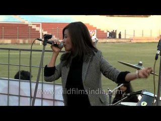 "Simply the best" karoke cover by Roslyn Hmar at Dr. Ambedkar stadium