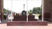 The flame of the immortal soldier or Amar Jawan Jyoti near India Gate