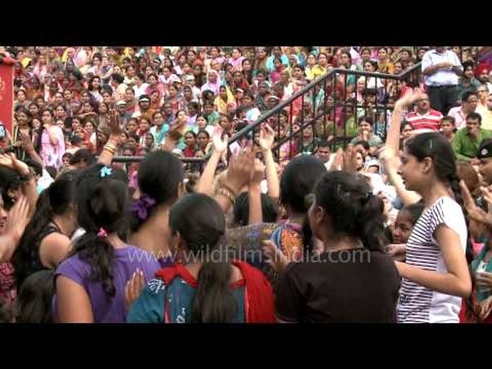 Howling women at the India Pakistan border - Wagah Border