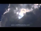 Clouds rolling fast in a time lapse in Mussoorie