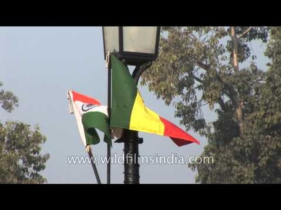 Amar Jawan Jyoti on the eve of Republic Day, Delhi