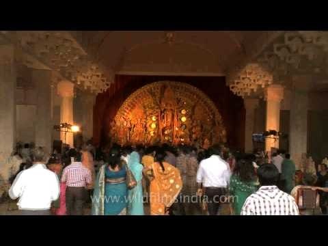 Durga Puja celebration at CR park, New delhi