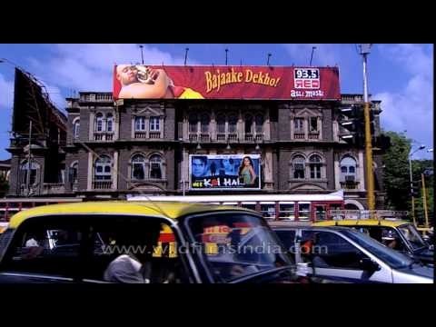 Gigantic billboard at the BMC Building, Mumbai