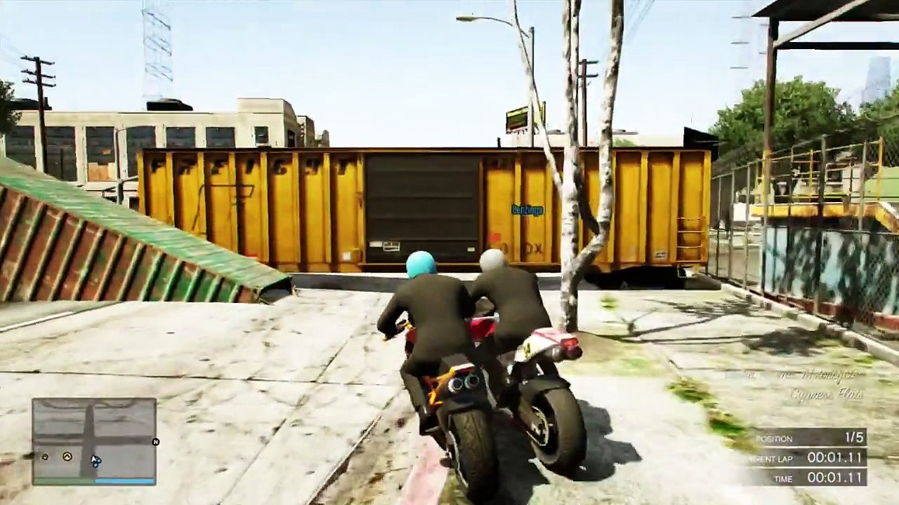 GTA 5 Funny Moments 'MAD MOTO SKILLS' E265 (GTA V Online).