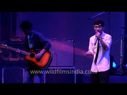 Soz Beatz performs Hip hop beat at NagaFest