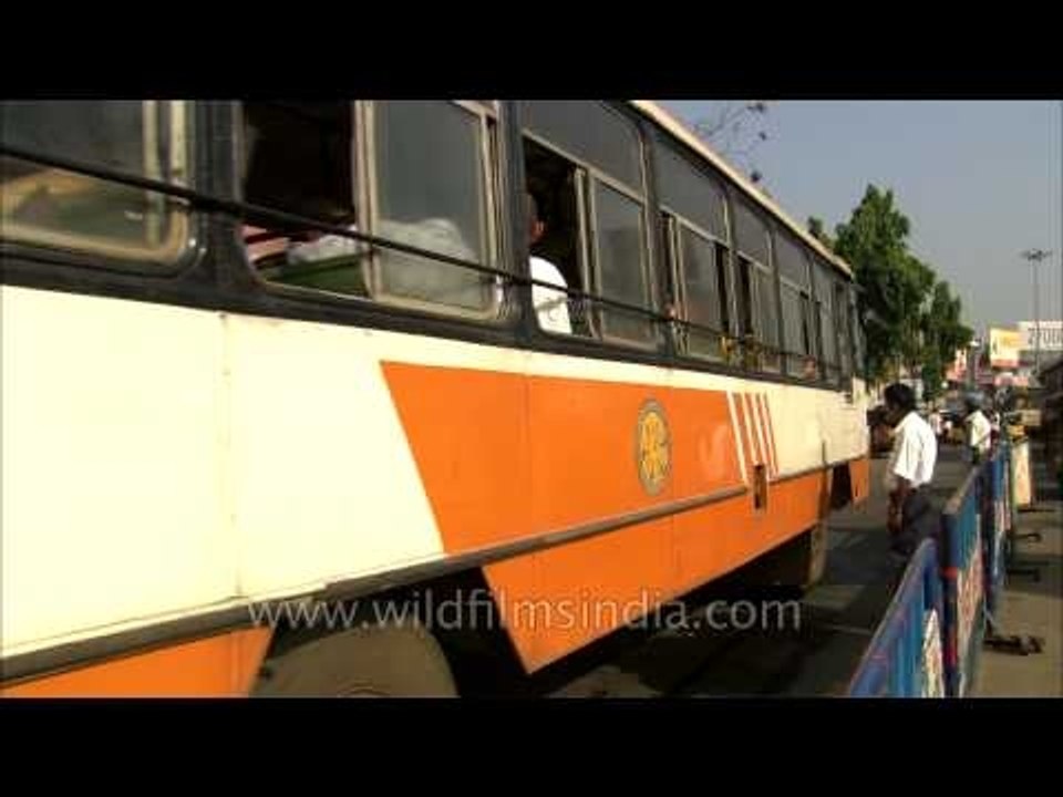 Still waiting!!! - People waiting for bus at Vishakhapatnam's Bus stand