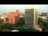 Connaught Place and Parliament Street buildings, New Delhi