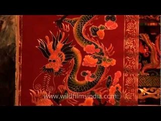 Artefacts from around the world in Doma's Inn, Landour