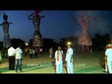 Fireworks during Dussehra at Red Fort, Delhi