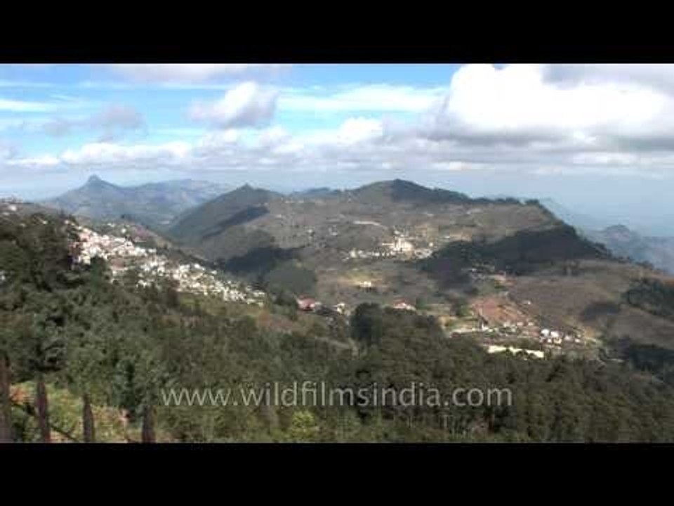 Palani town view from the winch