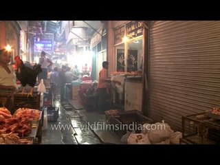 Live and dressed chicken at INA Market