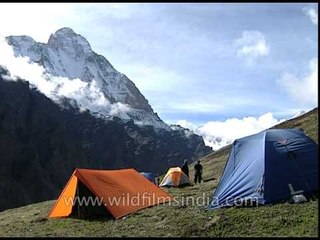Camping in the shadow of Nanda Devi