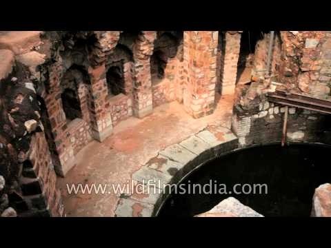 Ferozshah Kotla step well or baoli in Delhi