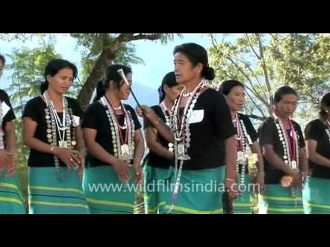 Adi tribe of Arunachal performing Ponung dance