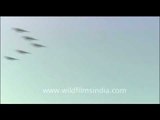 India's Air Force day display of fighters
