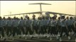 Marching men in uniforms - Indian Air Force day!