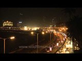 The Queen's necklace - Marine Drive resembling a string of pearl at night