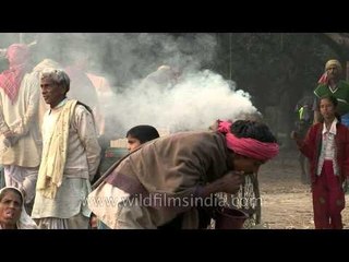 A campsite-Sonepur mela