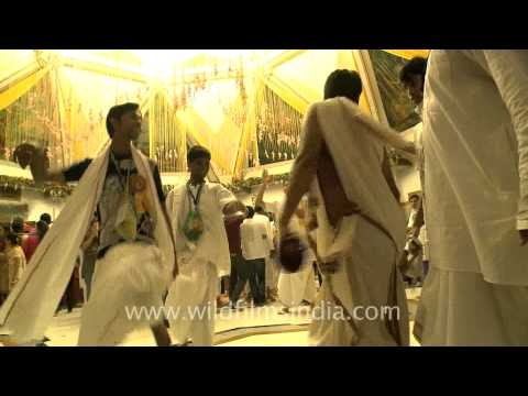 ⁣Dancing like no one is watching, for Lord Krishna - Iskcon temple