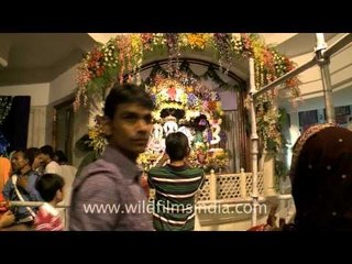 Krishna Janmashtami commemoration at Iskcon temple, Delhi