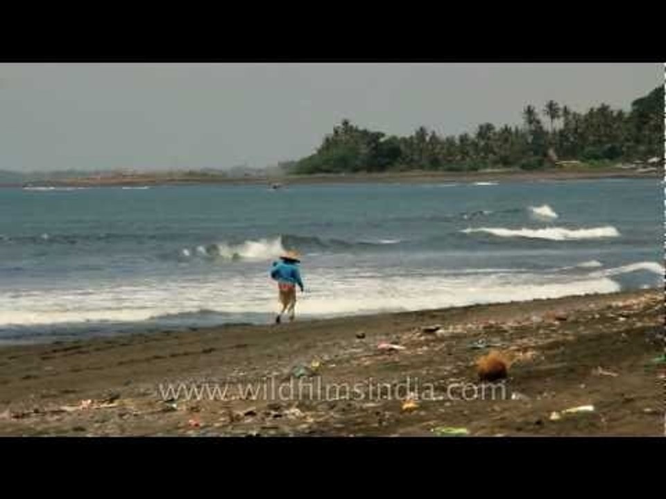 Pollution and garbage on Indonesia's beaches
