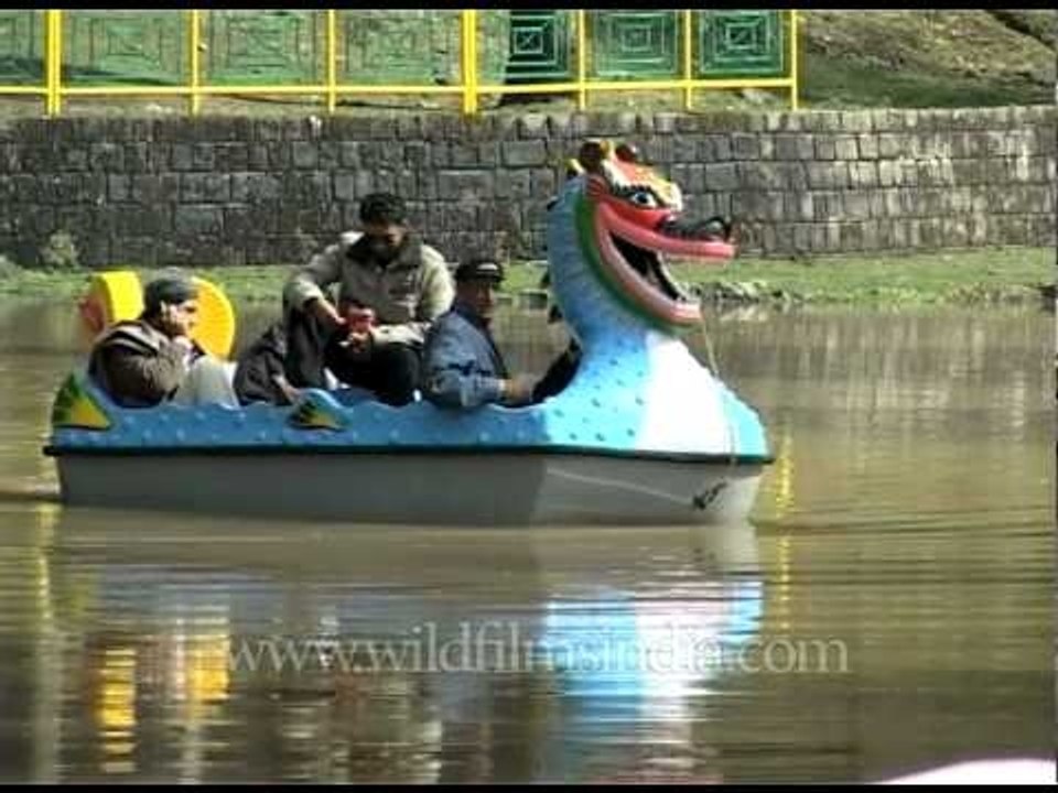 Boating in Dal lake, Dharamshala