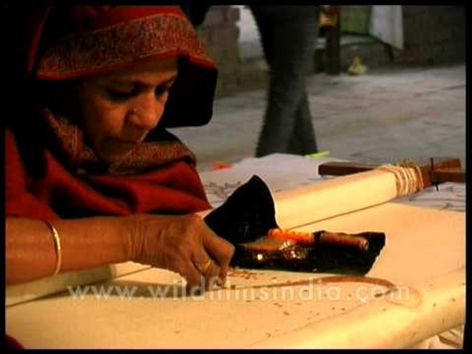 Indian sitara work at Delhi Haat