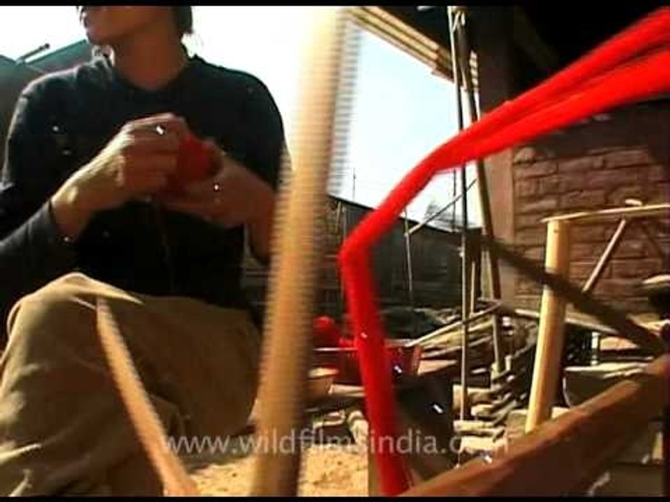 Lotha Naga yarn spinning in Wokha, Nagaland