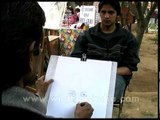 On the spot sketching at Delhi Haat