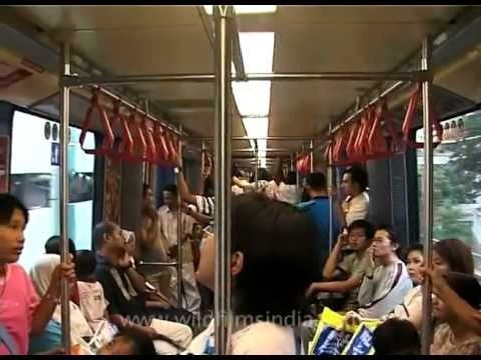 Metro ride in Kuala Lumpur