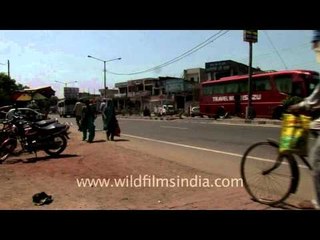 Making and packing tandoori rotis at a Dhaba: Punjab