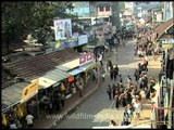 Sabarimala devotees dance around the roads