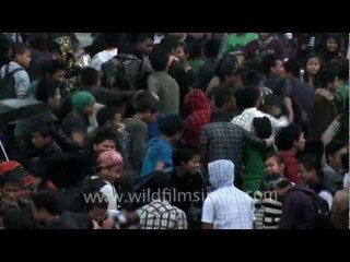 Jam session at Chapchar kut, Mizoram