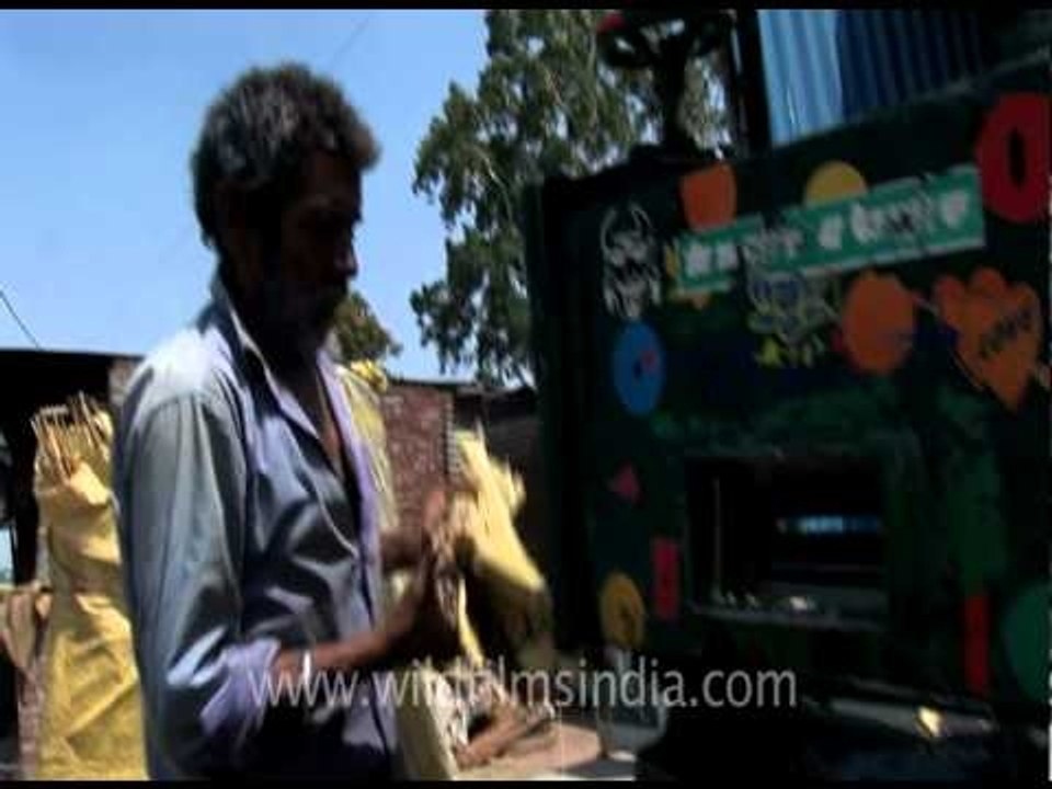 A sugar cane juice seller, Punjab!