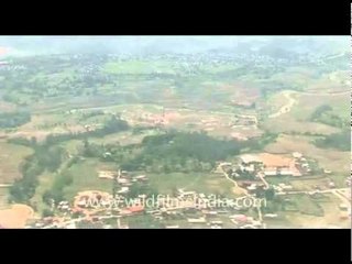 Aerial view of Kathmandu...