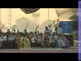 Spectators at the Indian Air Force Day..