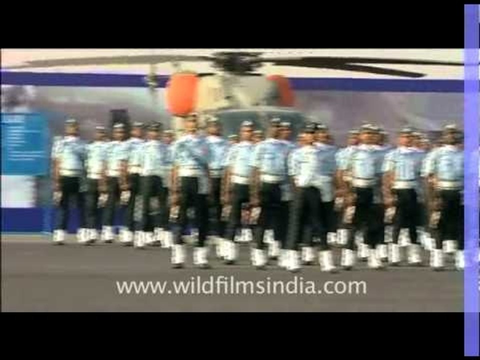 Marching men of The Indian Air Force