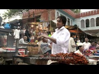 Delicious Indian Tikka at Chandni Chowk