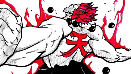 HOW TO DRAW GOUKI AKUMA 豪鬼 悪魔