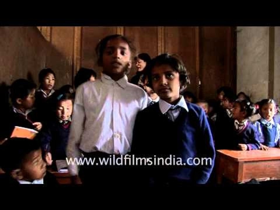 Kohima SSA kids rhyming with poems