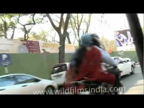 Pune traffic surfing!