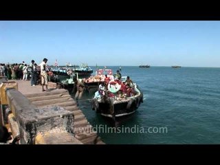 Ferry port in Beyt Dwarka, Gujarat