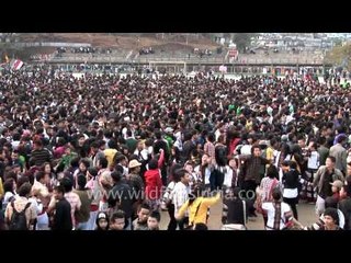 Assam Riffle ground packed with Mizos to celebrate Chapchar Kut