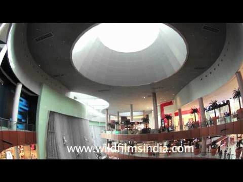 Waterfall inside Dubai Mall
