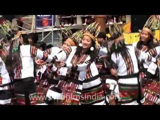Bamboo Dance at the Chapchar Kut Festival