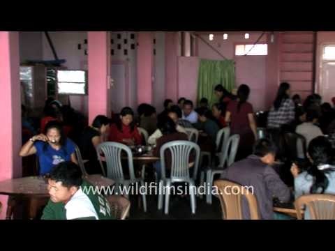 A king size family having king size lunch