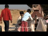 Child labour: It's a child's game to pack salt in Rann of Kutch!